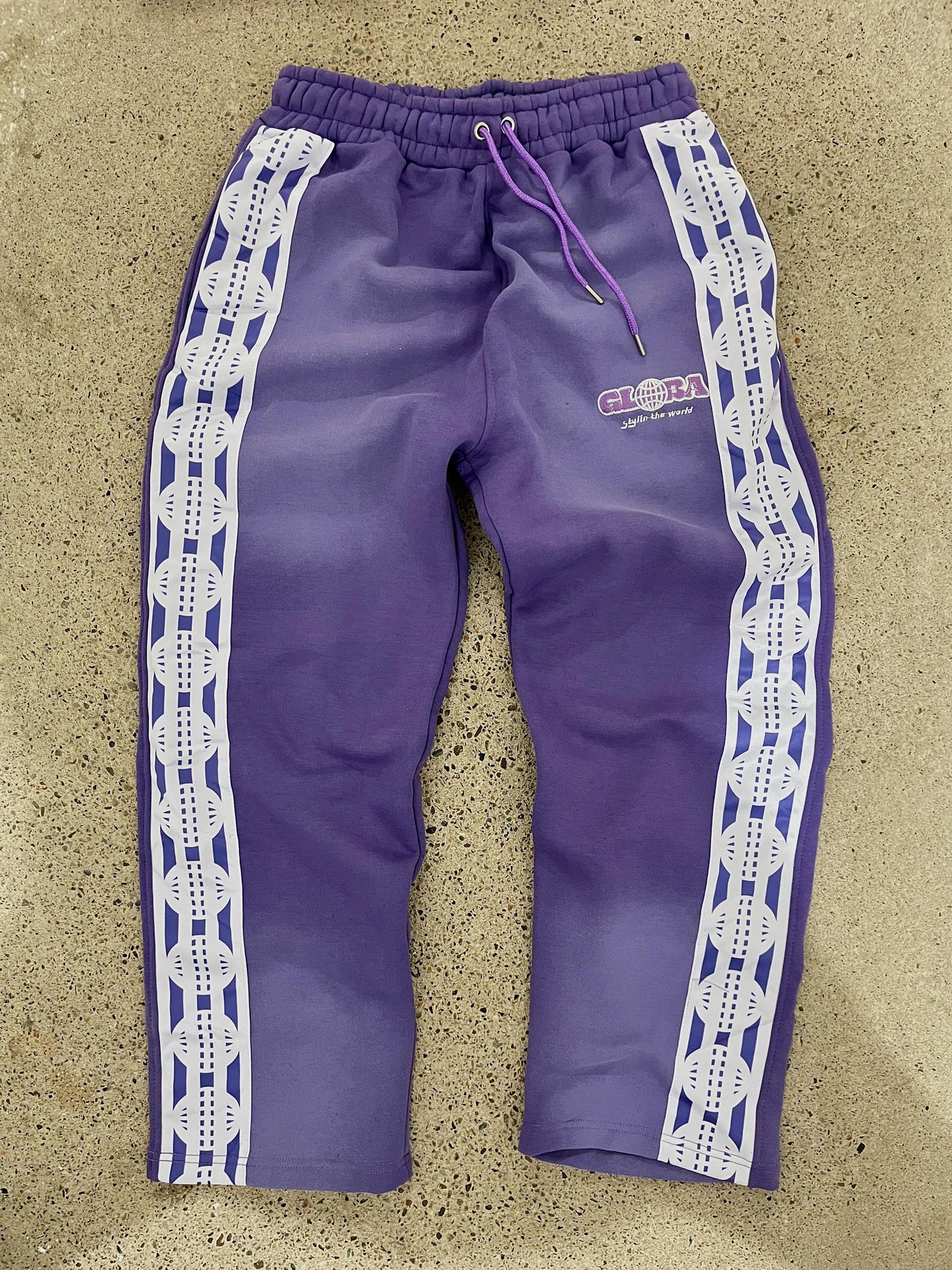globa joggers purple