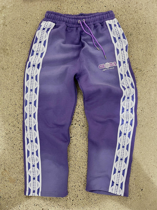 globa joggers purple